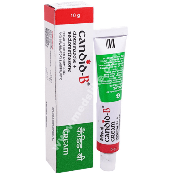 Candid B Cream 10 gm (Clotrimazole/Beclomethasone)